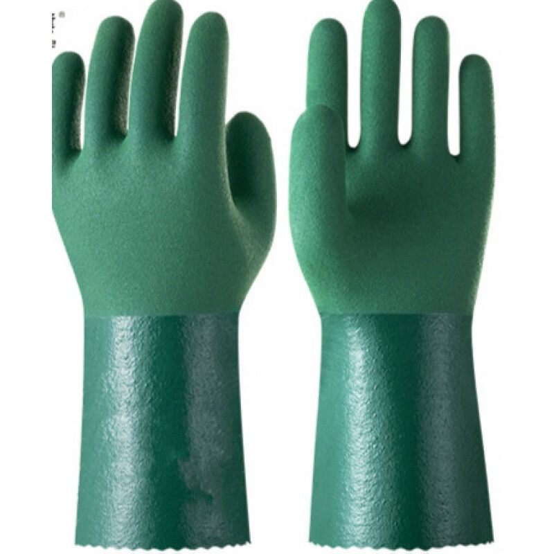 NBR丁腈339W墨綠色勞保手套 全防護工業伙伴